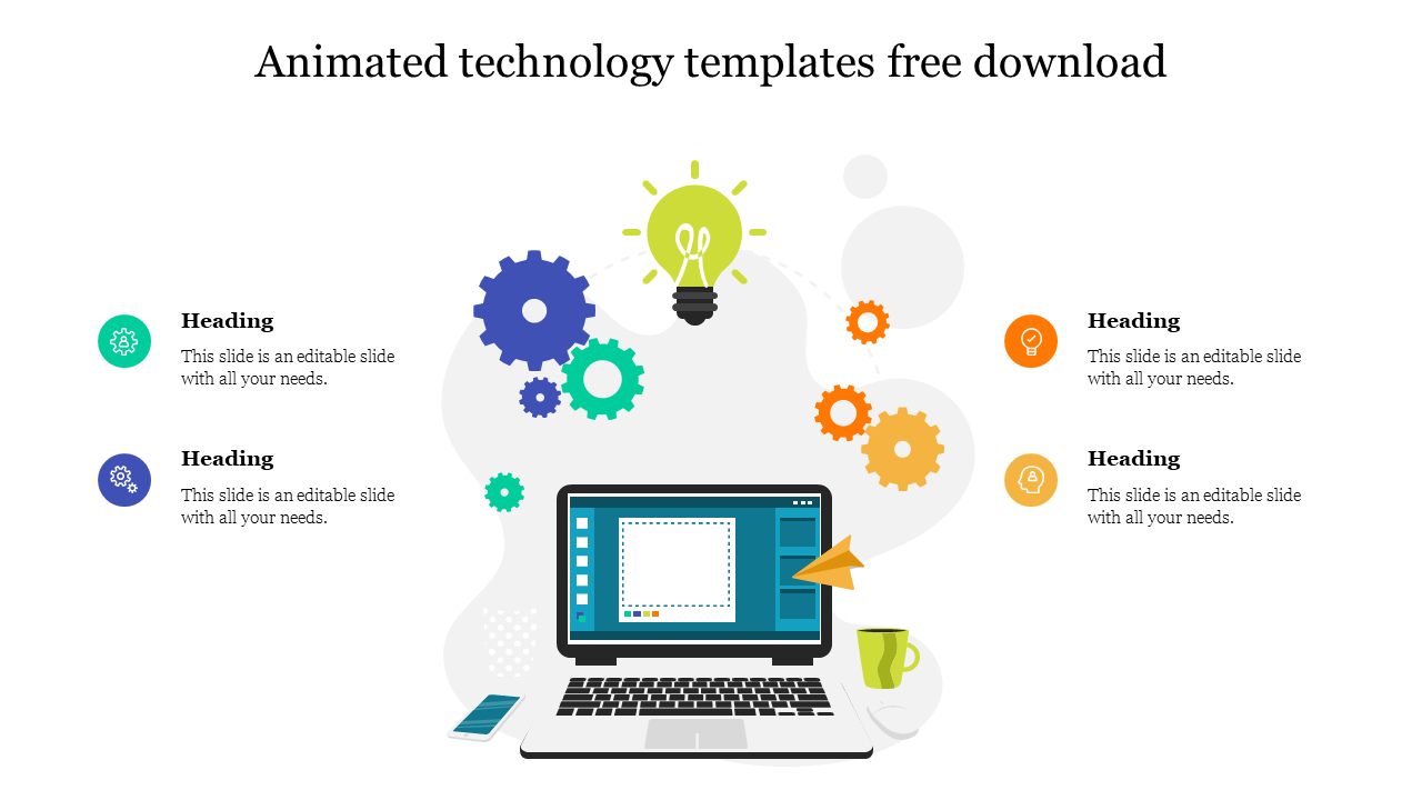 Free - Free Animated Technology PPT Template and Google Slides